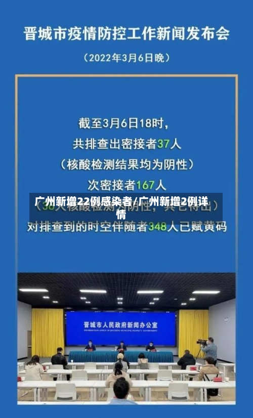 广州新增22例感染者/广州新增2例详情