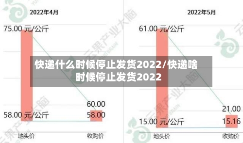 快递什么时候停止发货2022/快递啥时候停止发货2022