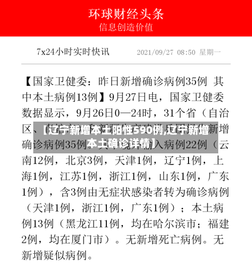 【辽宁新增本土阳性590例,辽宁新增本土确诊详情】