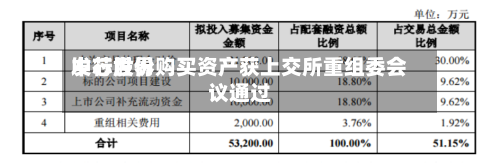 中芯世界发行股份购买资产获上交所重组委会议通过