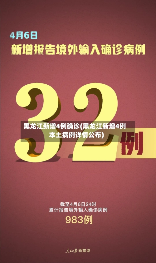 黑龙江新增4例确诊(黑龙江新增4例本土病例详情公布)