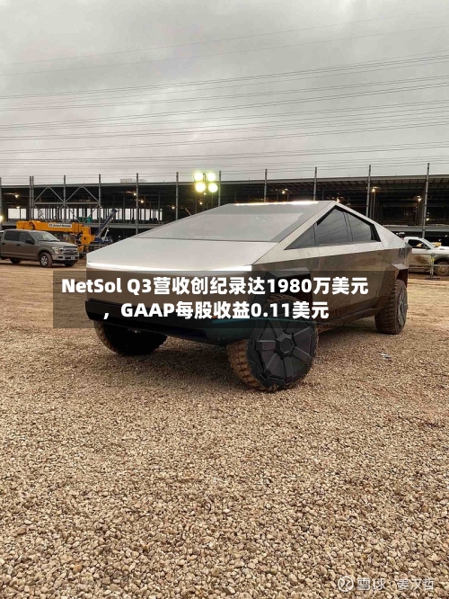 NetSol Q3营收创纪录达1980万美元，GAAP每股收益0.11美元