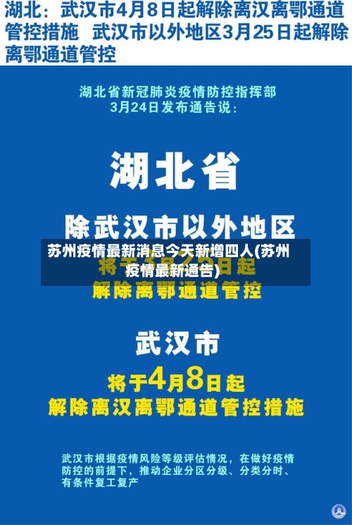 苏州疫情最新消息今天新增四人(苏州疫情最新通告)