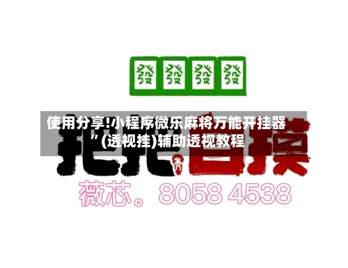 使用分享!小程序微乐麻将万能开挂器”(透视挂)辅助透视教程